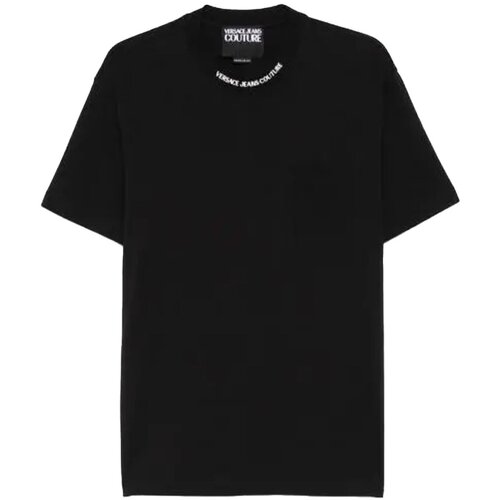 Textil Homem T-Shirt mangas curtas Versace 78GAHE03 CJ00E Preto
