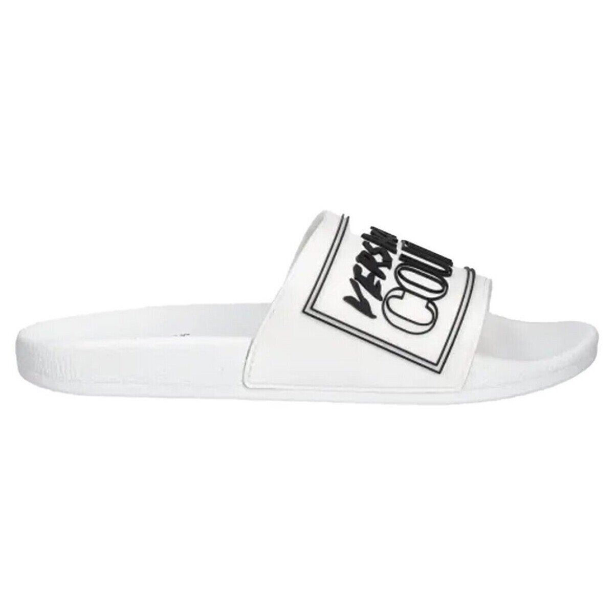 Sapatos Homem Chinelos Versace 78YA3SQ3 ZSC22 Branco