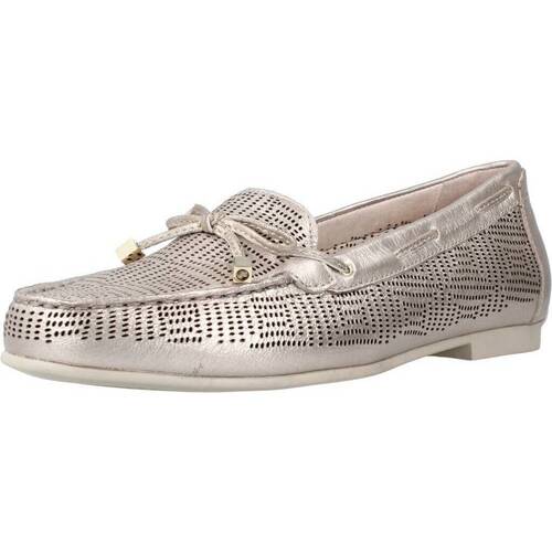 Sapatos Mulher Mocassins Stonefly CAPRI III 1 LAMINATED LTH Prata
