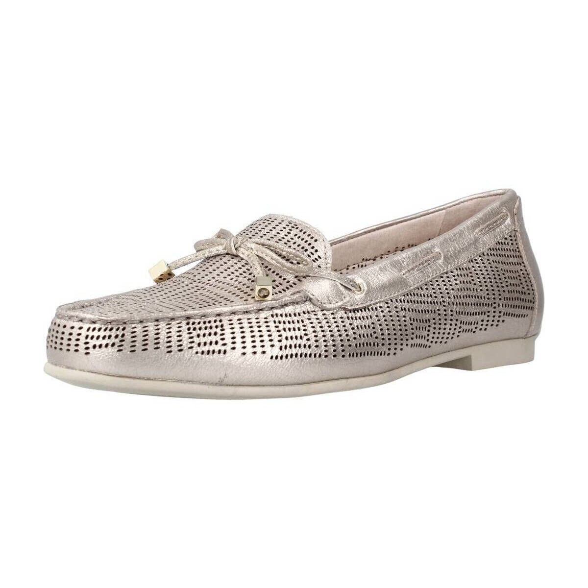 Sapatos Mulher Mocassins Stonefly CAPRI III 1 LAMINATED LTH Prata