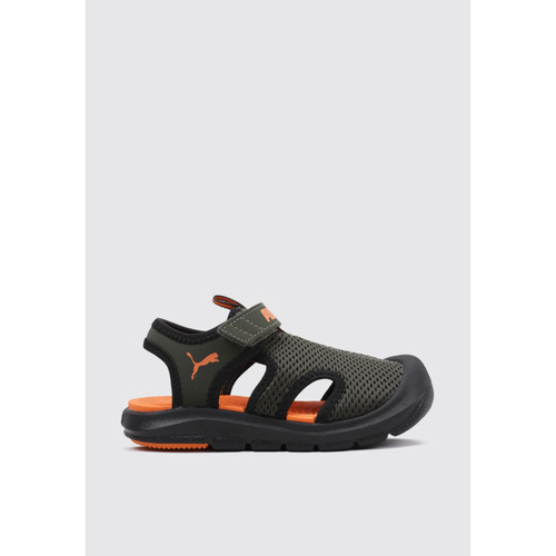 Puma FUN RACER SANDAL MESH  INF Cáqui