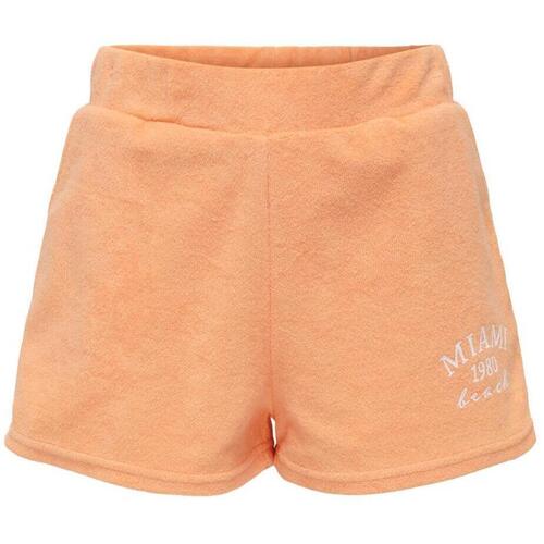 Textil Rapariga Shorts / Bermudas Kids Only  Laranja