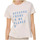 Textil Mulher camisas Ecoalf STAYALF T-SHIRT WOMAN Bege