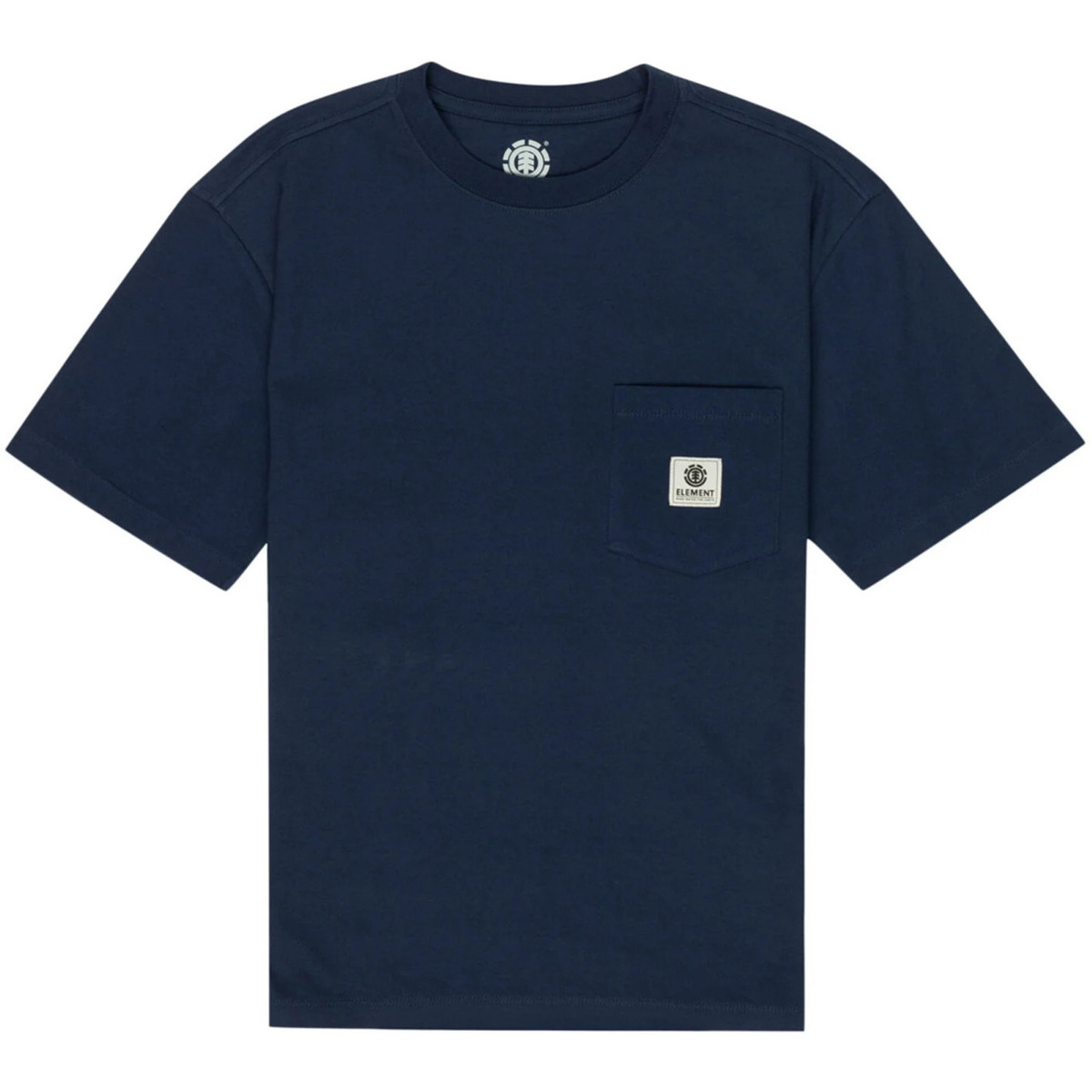 Textil Homem Camisas mangas curtas Element BASIC PKT Azul