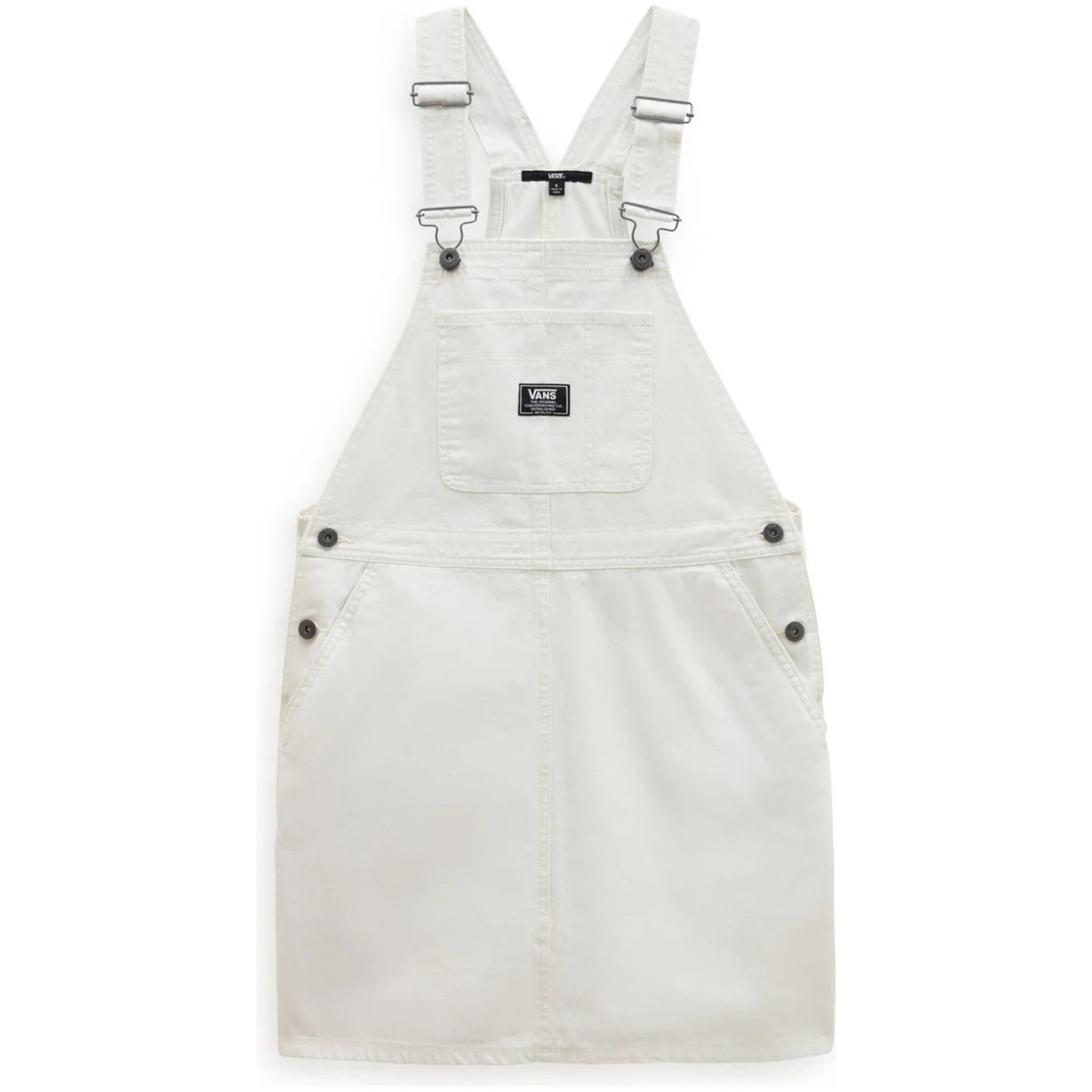 Textil Mulher Vestidos curtos Vans GROUND WORK SKIRTALL Branco