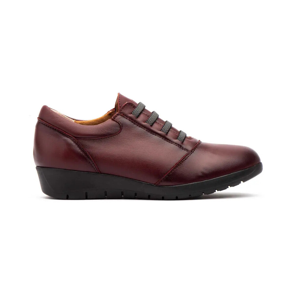 Sapatos Mulher Slip on Cbp - Conbuenpie CBP | Sapatos casuais em pele vinho |femininos Bordô