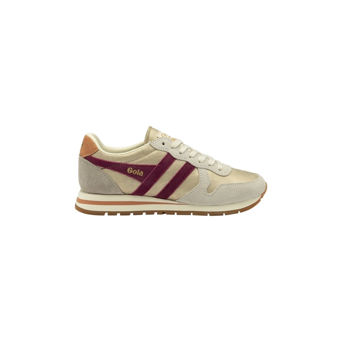 Sapatos Mulher Sapatos Gola DAYTONA BLAZE YA- GOLD/CERISE/TERRACOTT Or Ouro