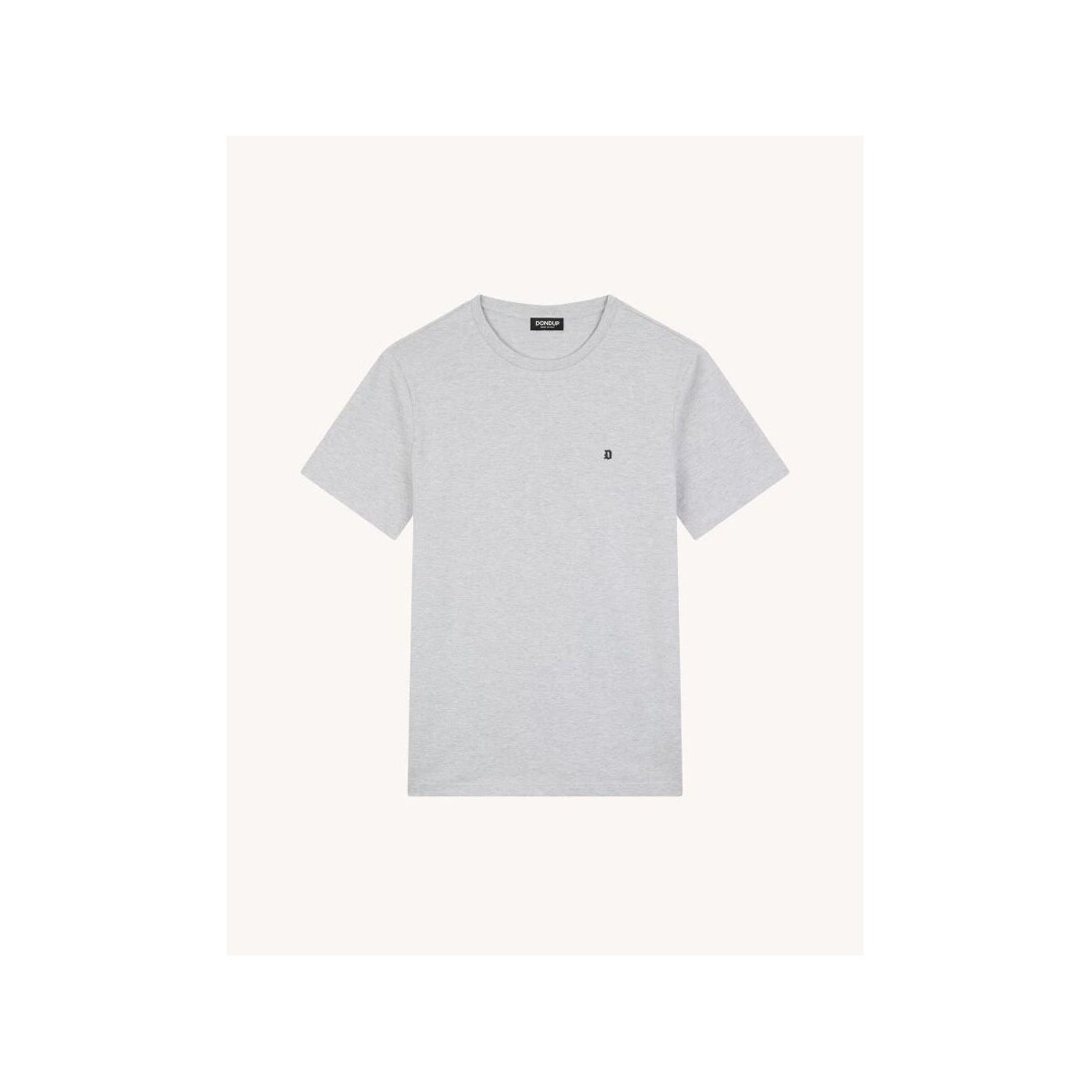 Textil Homem T-shirts e Pólos Dondup US198 JF0271U ZL4 REGULAR-DU 904 JERSEY BASICO Cinza