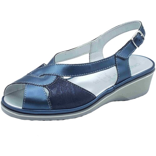 Sapatos Mulher Sandálias Cinzia Soft IP1Mary Navy Azul