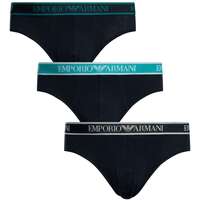 Roupa de interior Homem Cueca Emporio Armani 3 Packs de cuecas Preto