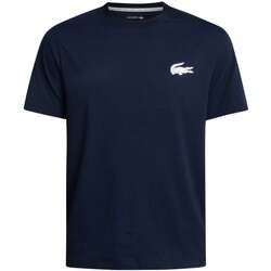 Textil Homem Pijamas / Camisas de dormir Lacoste T-shirt lounge com estampado de crocodilo Azul