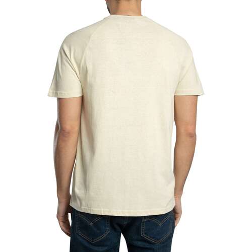 Lyle & Scott T-shirt de linho com raglan Bege
