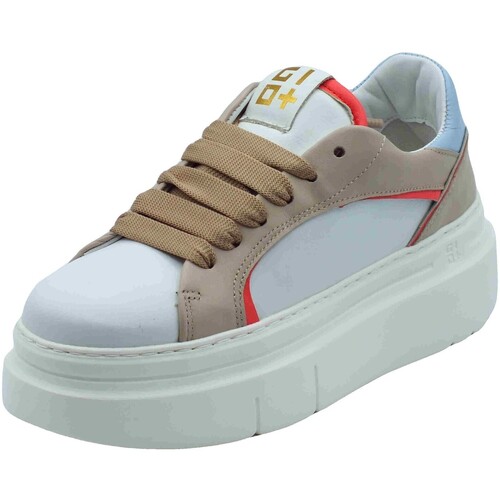 Sapatos Mulher Sapatilhas Gio + ARIA02 Combi Branco