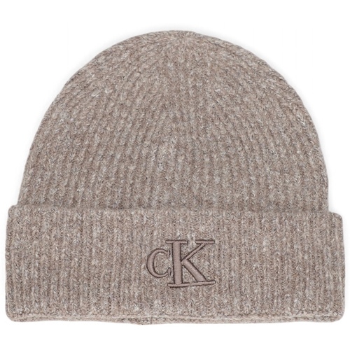 Acessórios Mulher Gorro Calvin Klein Jeans THICK EMBROIDERY K60K612321 Castanho