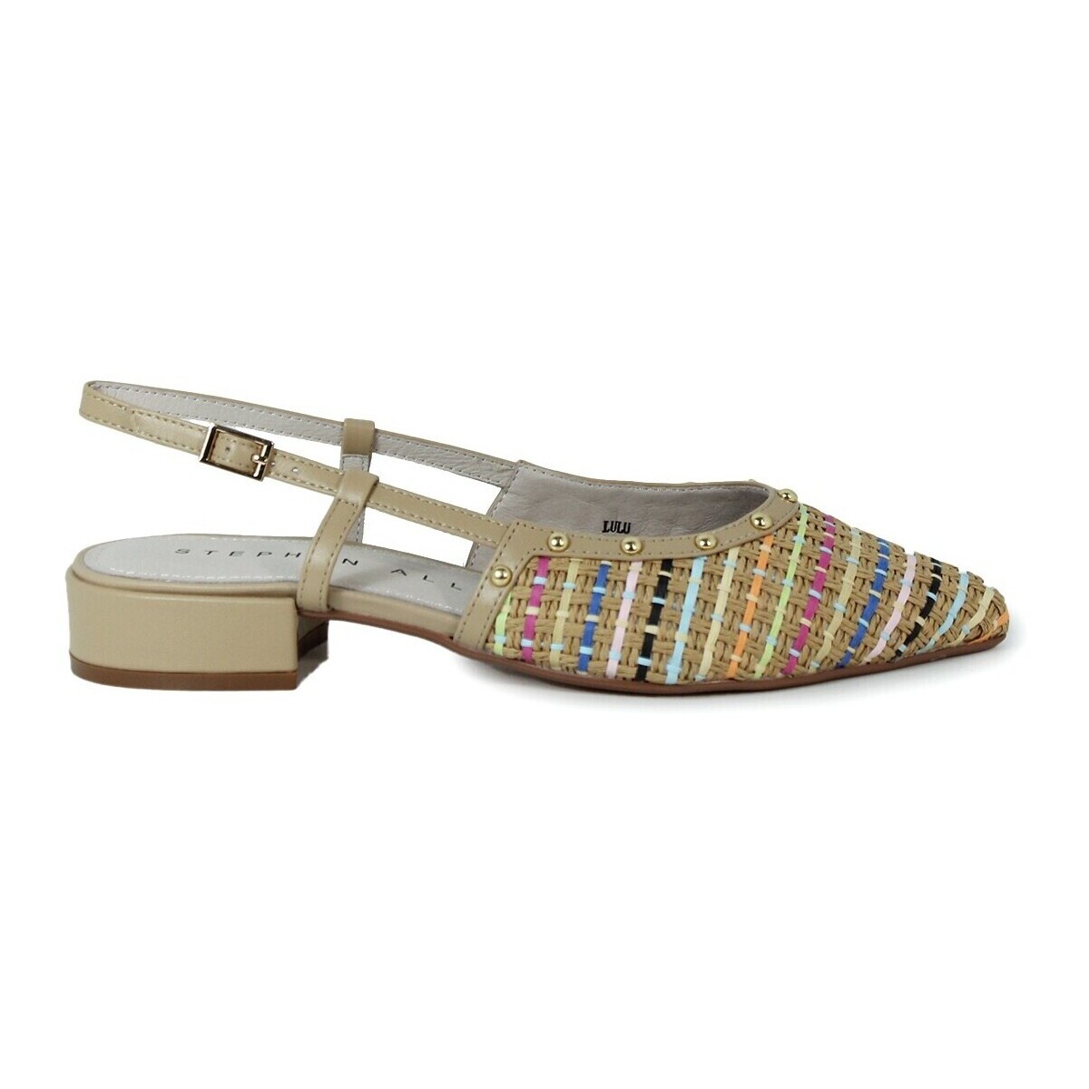 Sapatos Mulher Calçado de segurança Stephen Allen ZAPATO DESTALONADO CON TACON BAJO  LULU MULTICOLOR Castanho