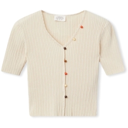 Textil Mulher Tops / Blusas Compania Fantastica COMPAÑIA FANTÁSTICA Top 10217 - Beige Bege