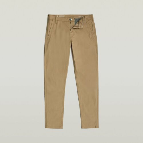 Textil Homem Calças G-Star Raw D26400-C105 MOTTY TAPARED CHINO-B444 SAFARI Bege