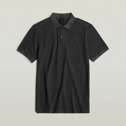 Textil Homem T-shirts e Pólos G-Star Raw D11595-D756 DUNDA OVERDYED-B564 BLACK Preto