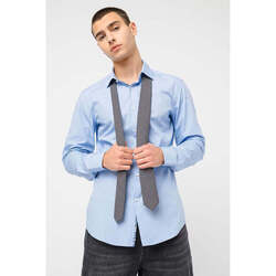 Textil Homem Camisas mangas comprida BOSS 50534044-459-3-43 Azul