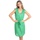 Textil Mulher Vestidos curtos Isla Bonita By Sigris Vestido Midi Longo Verde