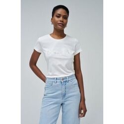 Textil Mulher T-shirts e Pólos Salsa 21009463-011-1-1 Branco