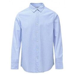 Textil Homem Camisas mangas comprida Salsa 21009495-810-3-1 Azul