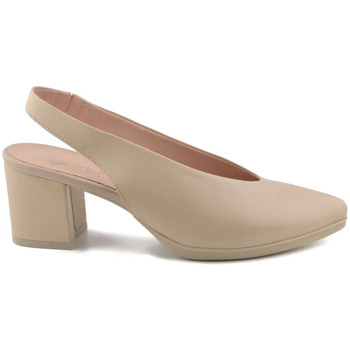 Sapatos Mulher Escarpim Desiree Desiree | Sapatos de salto alto em pele bege para mulher Bege