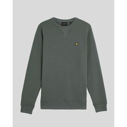 Textil Homem Sweats Lyle & Scott ML424VOG CREW NECK-X583 GREEN MERCURIAL Verde