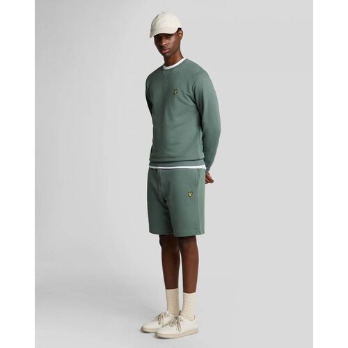 Lyle & Scott ML414VOG SWEAT SHORT-X583 GREEN MERCIRIAL Verde