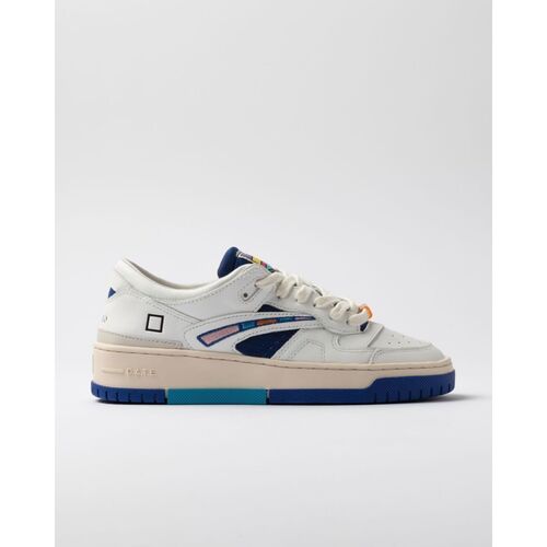 Sapatos Mulher Sapatilhas Date W421-T8-CO-WE-WE TORNEO 80-WHITE-BLUETTE Branco