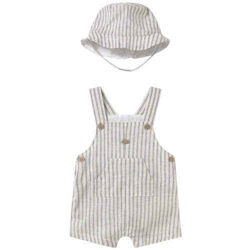 Mayoral 1601 Conjunto peto y gorro Blanco Branco