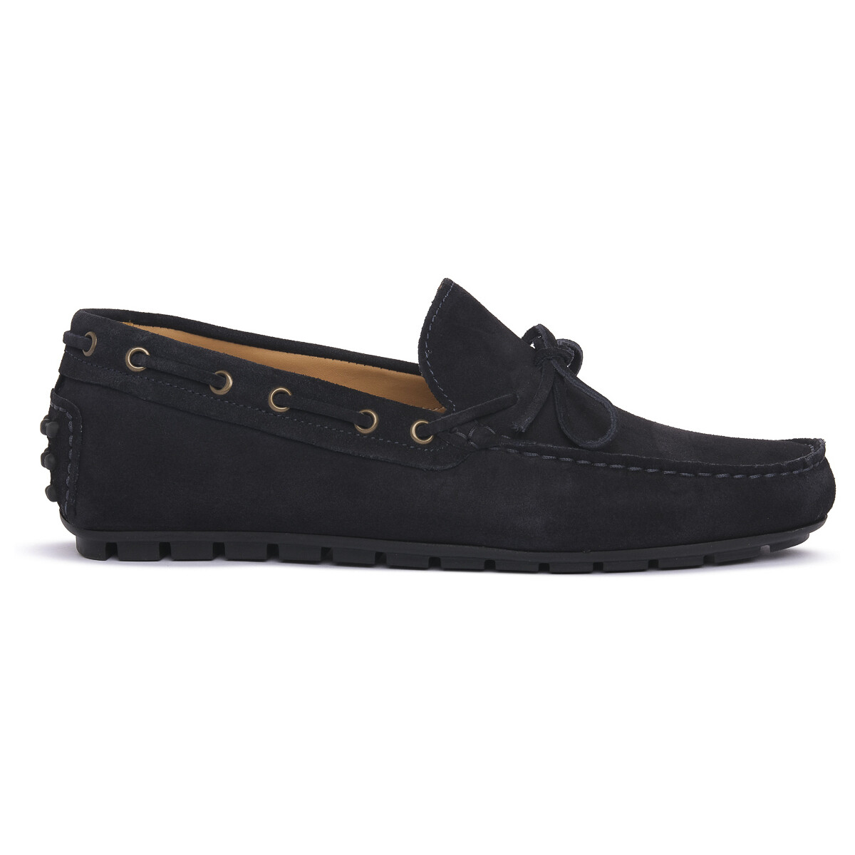 Sapatos Homem Mocassins Exton BLUE CAMOSCIO Azul