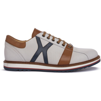 Sapatos Homem Sapatilhas Exton COMBI 2 Castanho