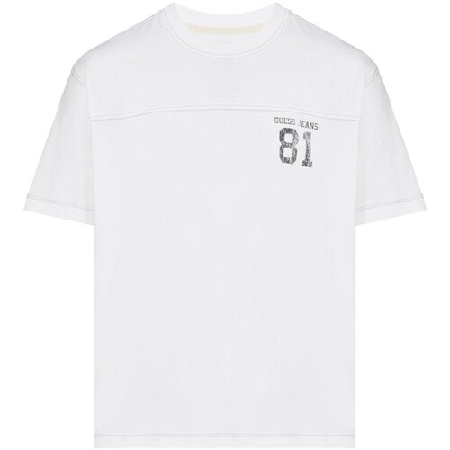 Textil Homem T-Shirt mangas curtas Guess M5RI73 K8FQ4 Branco