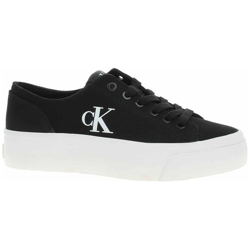 Sapatos Mulher Sapatilhas Calvin Klein Jeans YW0YW017630GM Preto