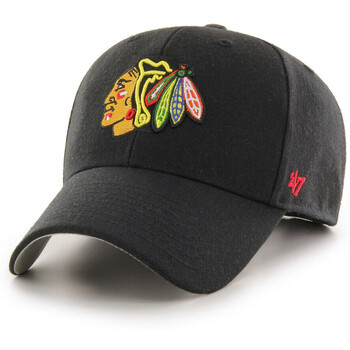 Acessórios Boné '47 Brand Cap nhl chicagohawks mvp Preto