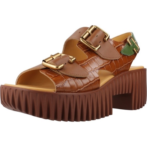 Sapatos Mulher Sandálias 4Ccccees PLIA ASTRA Castanho