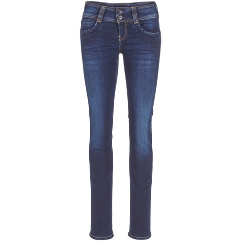 Textil Mulher Calças Slimmy jeans Pepe Slimmy jeans GEN Azul