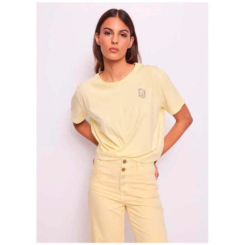 Textil Mulher T-shirts e Pólos Gaudi 511BD64023-2722-5-31 Amarelo