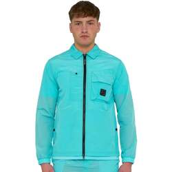 Textil Homem Camisa Marshall Artist Carico Overshirt Aqua Turquoise