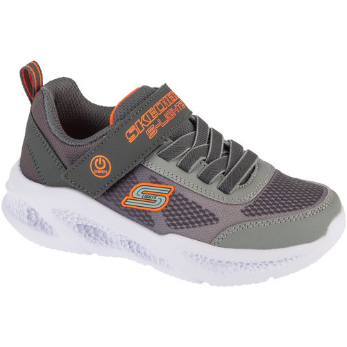 Sapatos Rapaz Sapatilhas Skechers Meteor-Lights - Krendox Cinza