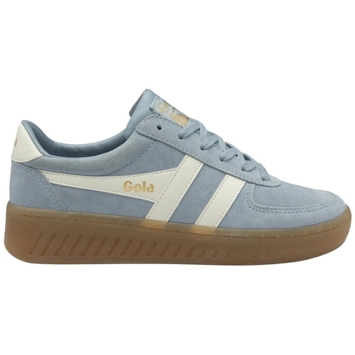 Sapatos Mulher Sapatilhas Gola GRANDSLAM SUEDE Azul