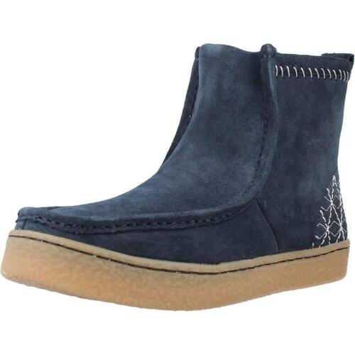 Sapatos Mulher Botas Clarks BARLEIGH PULL Azul