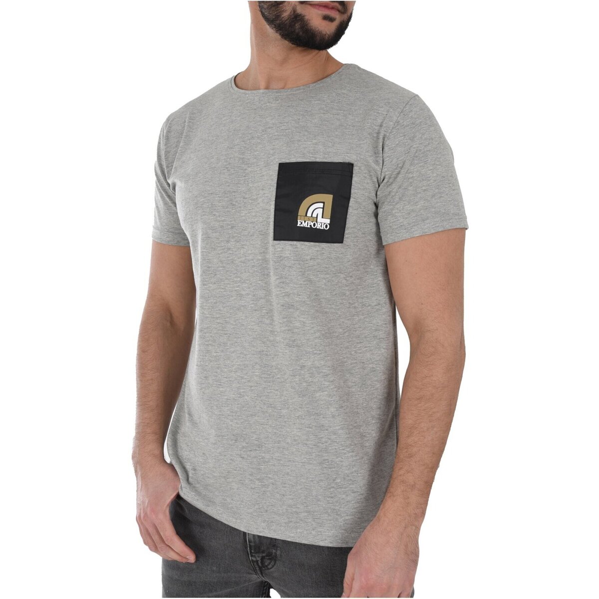 Textil Homem T-Shirt mangas curtas Just Emporio JE-MASIM-01 Cinza