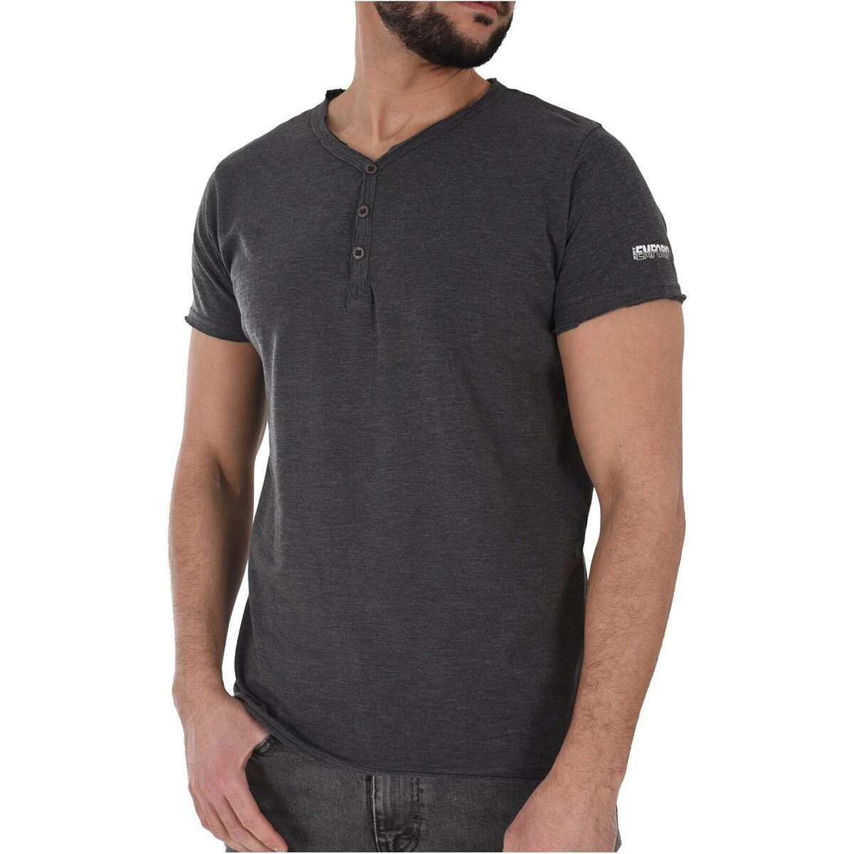 Textil Homem T-Shirt mangas curtas Just Emporio JE-MATIM-02 Cinza