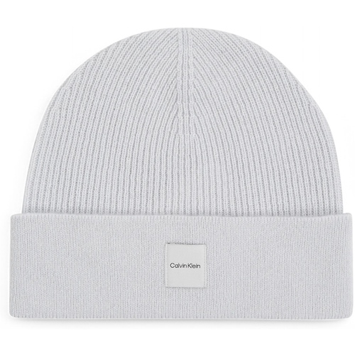 Acessórios Mulher Gorro Calvin Klein Jeans CASHMERE CHUNKY OPEN RIB BEANIE K60K612584 Cinza