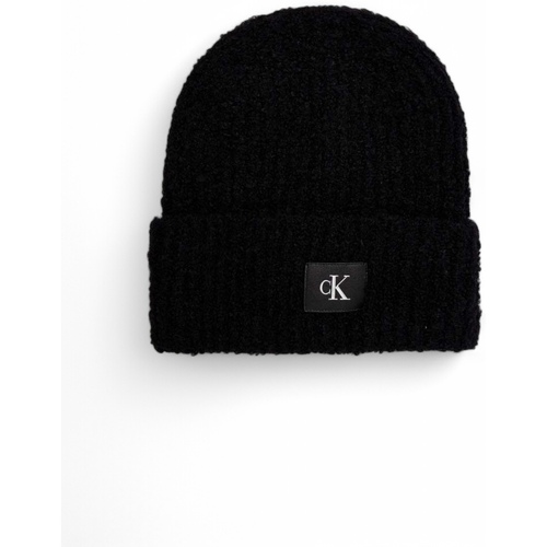 Acessórios Mulher Gorro Calvin Klein Jeans HARDWARE BEANIE K60K612652 Preto