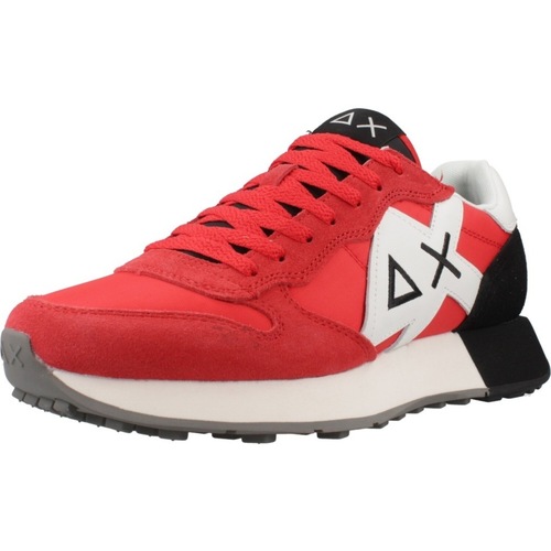 Sapatos Homem Sapatilhas Sun68 JAKI 2.0 SOLID Vermelho