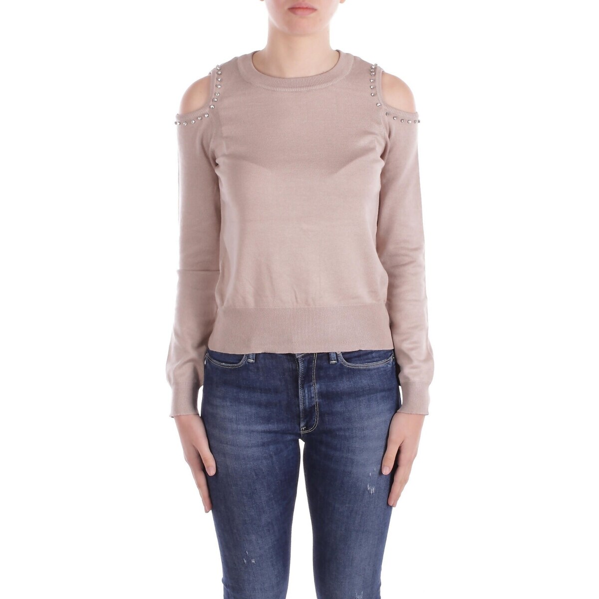 Textil Mulher camisolas Only 15339512 Bege