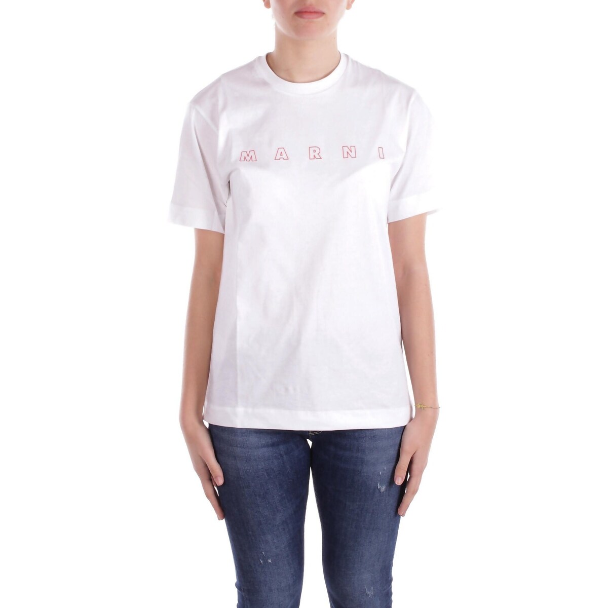 Textil Criança T-Shirt mangas curtas Marni M01466-M00RF Branco